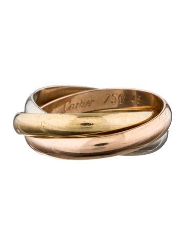 cartier pinky ring|cartier trinity ring men's.